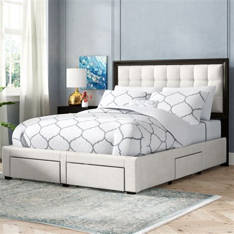 wayfair queen bed with storage